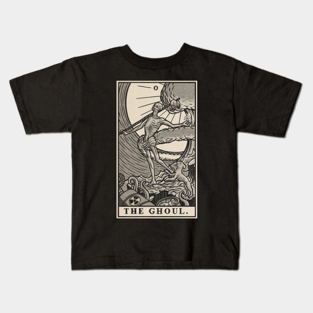 Fallout Fortune Tarot Kids T-Shirt by WilfullyWeird